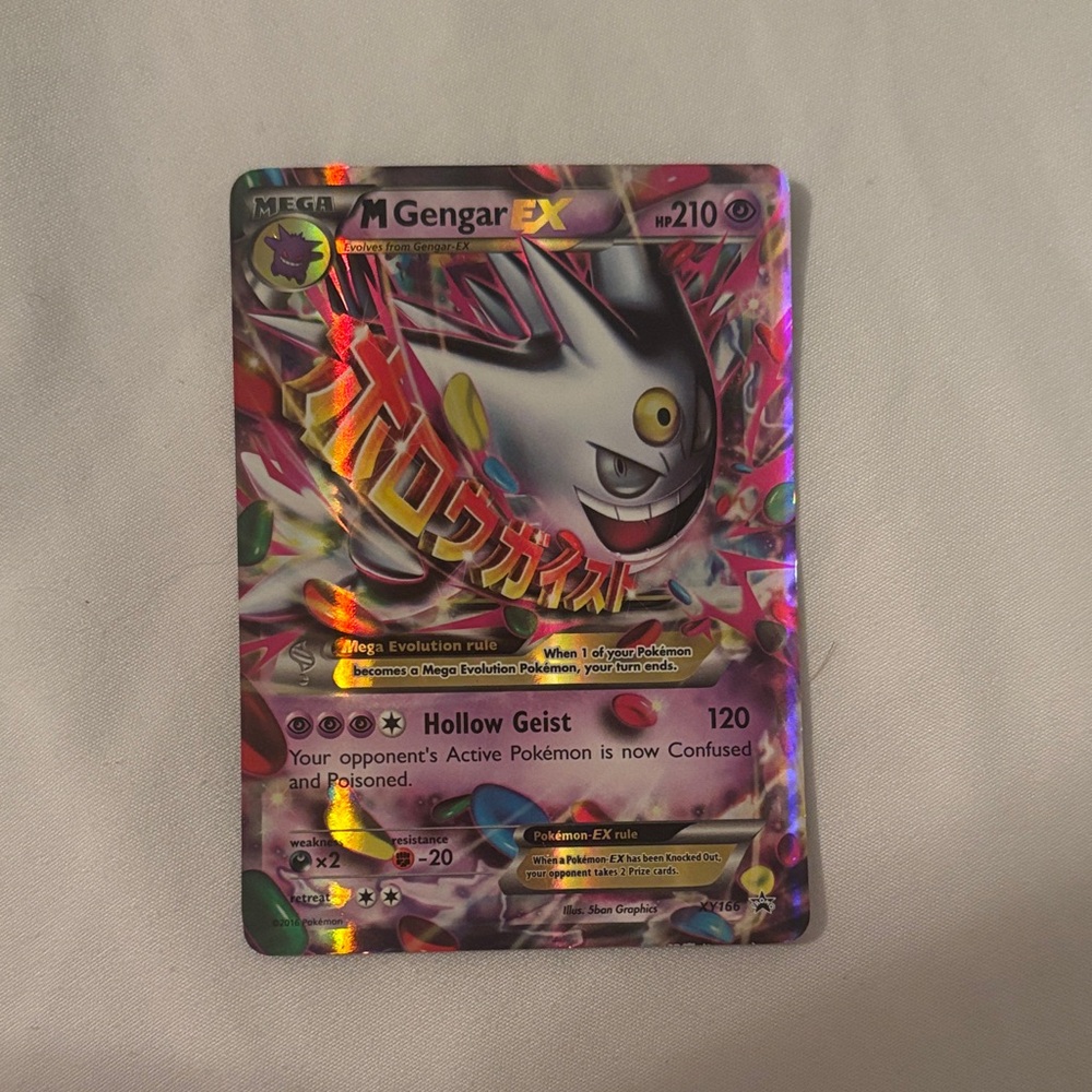 Pokémon Card Mega Gengar EX Ungraded